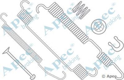 APEC BRAKING kit790 -  Комплектующие, тормозная колодка